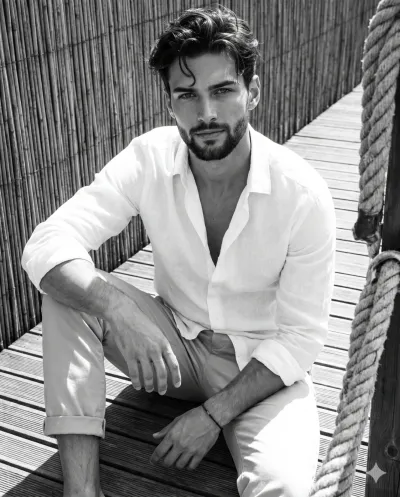 Sun-Drenched Menswear Portrait